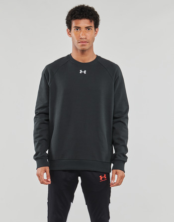 Clothing Men sweaters Under Armour Rival Fleece Crew Black / White