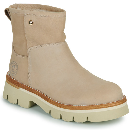 Shoes Women Mid boots Panama Jack LAIA Beige