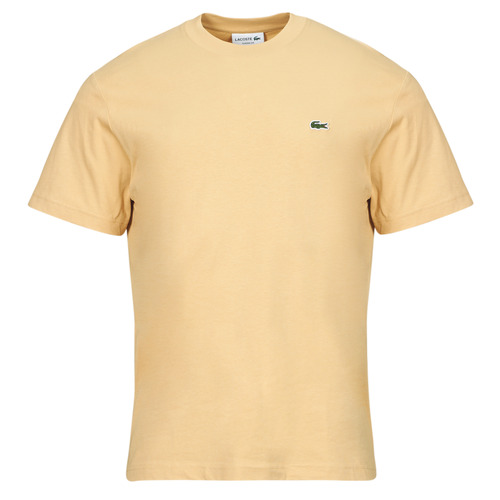 Clothing Men short-sleeved t-shirts Lacoste TH7318 Yellow