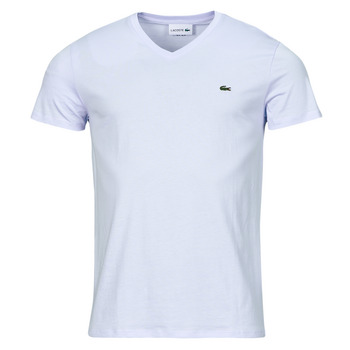 Clothing Men short-sleeved t-shirts Lacoste TH6710 Blue