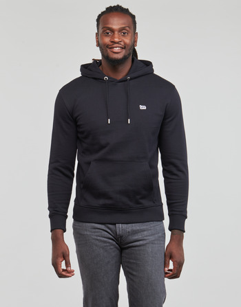 Clothing Men sweaters Lee PLAIN HOODIE Black