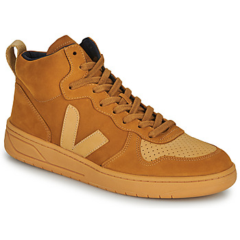 Shoes Men High top trainers Veja V-15 Brown