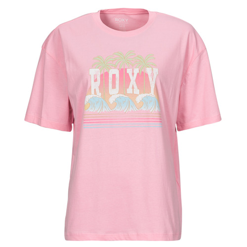 Clothing Women short-sleeved t-shirts Roxy DREAMERS WOMEN D Pink