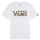 Clothing Boy short-sleeved t-shirts Vans BY VANS CLASSIC LOGO FILL White