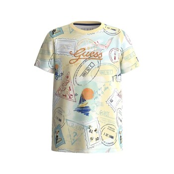 Clothing Boy short-sleeved t-shirts Guess SS T SHIRT Multicolour