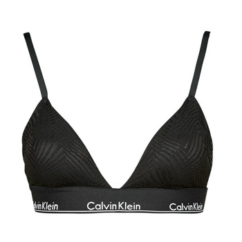 Underwear Women Triangle bras and Bralettes Calvin Klein Jeans LIGHTLY LINED TRIANGLE Black