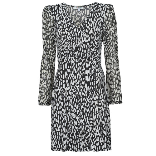 Clothing Women Short Dresses Morgan RLUISA Black / White