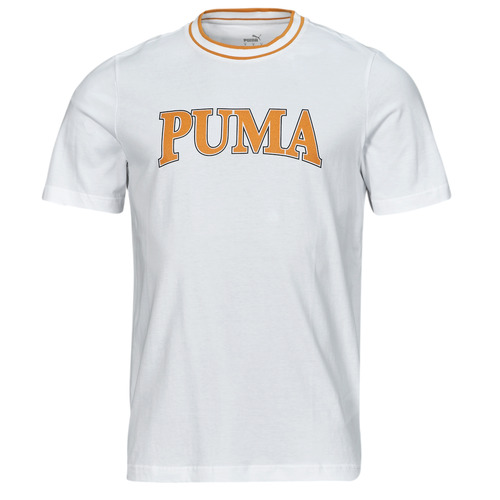 Clothing Men short-sleeved t-shirts Puma PUMA SQUAD BIG GRAPHIC TEE White