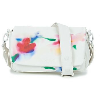 Bags Women Shoulder bags Desigual LIQUIDFLOWER TROMSO White / Multicolour