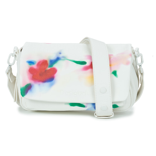 Bags Women Shoulder bags Desigual LIQUIDFLOWER TROMSO White / Multicolour