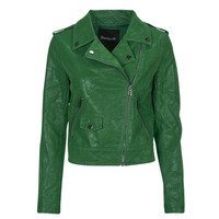 Clothing Women Leather jackets / Imitation leather Desigual CHAQ_HARRY Green