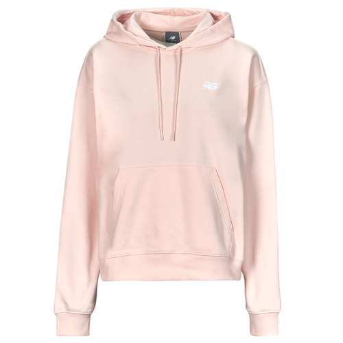 Clothing Women sweaters New Balance FRENCH TERRY SMALL LOGO HOODIE Pink