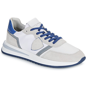 Shoes Men Low top trainers Philippe Model TROPEZ 2.1 LOW MAN White / Blue / Grey