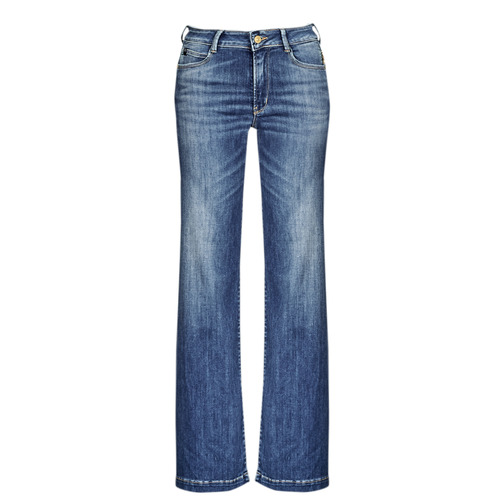 Clothing Women Flare / wide jeans Le Temps des Cerises BARCY Blue