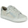 Shoes Girl Low top trainers Geox JR KILWI GIRL White / Silver