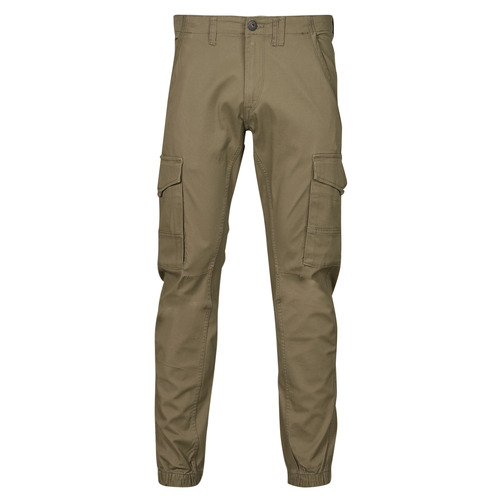 Clothing Men Cargo trousers  Jack & Jones JPSTPAUL JJFLAKE ANA Brown