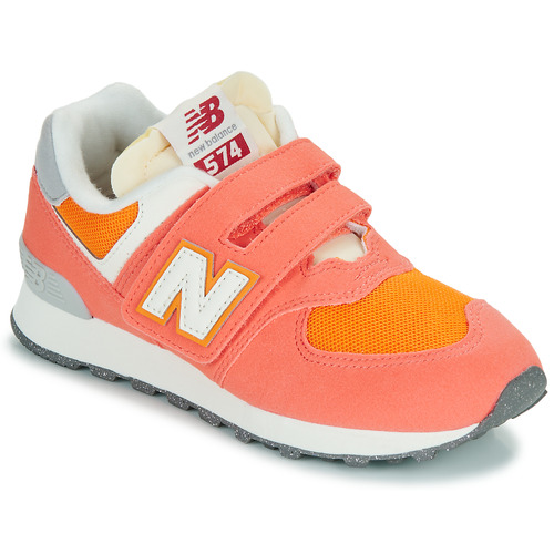 Shoes Children Low top trainers New Balance 574 Orange