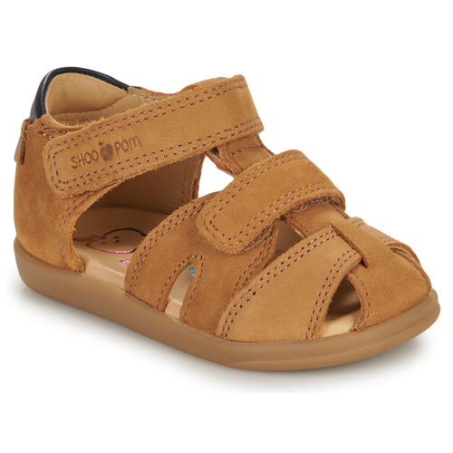 Shoes Boy Sandals Shoo Pom PIKA SCRATCH Cognac