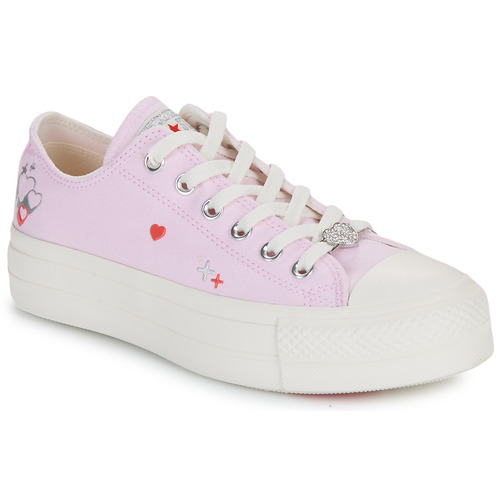 Shoes Women Low top trainers Converse CHUCK TAYLOR ALL STAR LIFT Pink