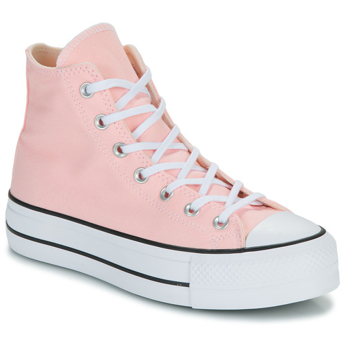 Shoes Women High top trainers Converse CHUCK TAYLOR ALL STAR LIFT Pink