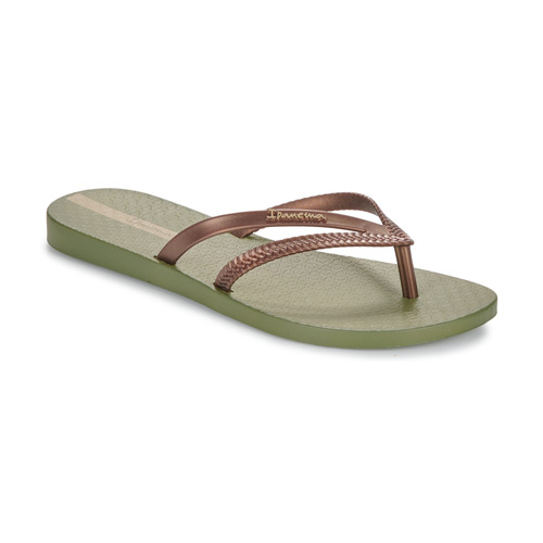 Shoes Women Flip flops Ipanema BOSSA FEM Kaki / Coppery