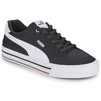 Shoes Men Low top trainers Puma COURT CLASSIC VULC Black / White