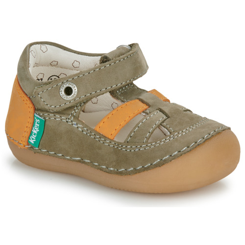 Shoes Boy Sandals Kickers SUSHY Kaki / Orange