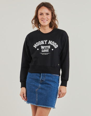 Clothing Women sweaters Moony Mood LAURA Black