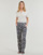 Clothing Women Wide leg / Harem trousers Vero Moda VMEASY Black / White