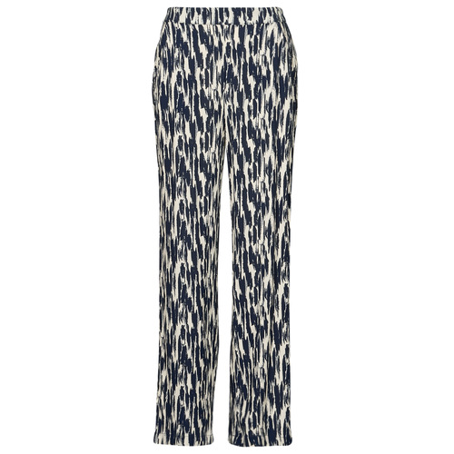 Clothing Women Wide leg / Harem trousers Vero Moda VMEASY Black / White