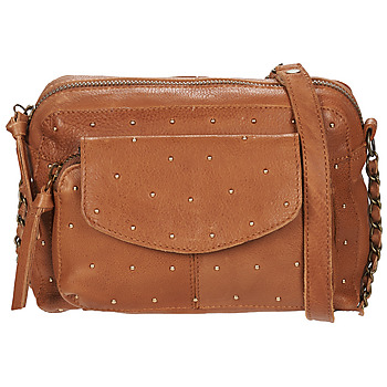 Bags Women Shoulder bags Pieces PCNAINA STUD  Cognac