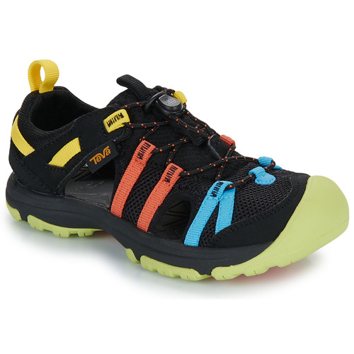 Shoes Children Sandals Teva K MANATEE Black / Multicolour