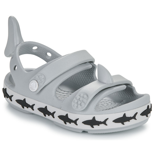 Shoes Children Sandals Crocs Crocband Cruiser Shark SandalT Grey