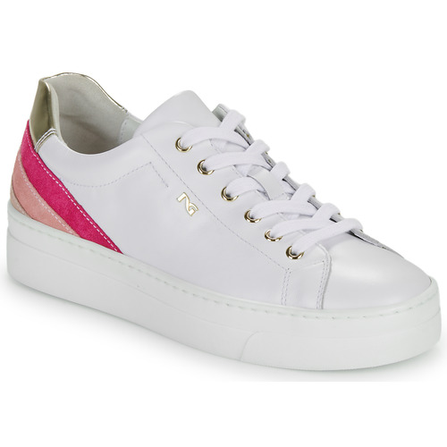 Shoes Women Low top trainers NeroGiardini E409932D White / Pink