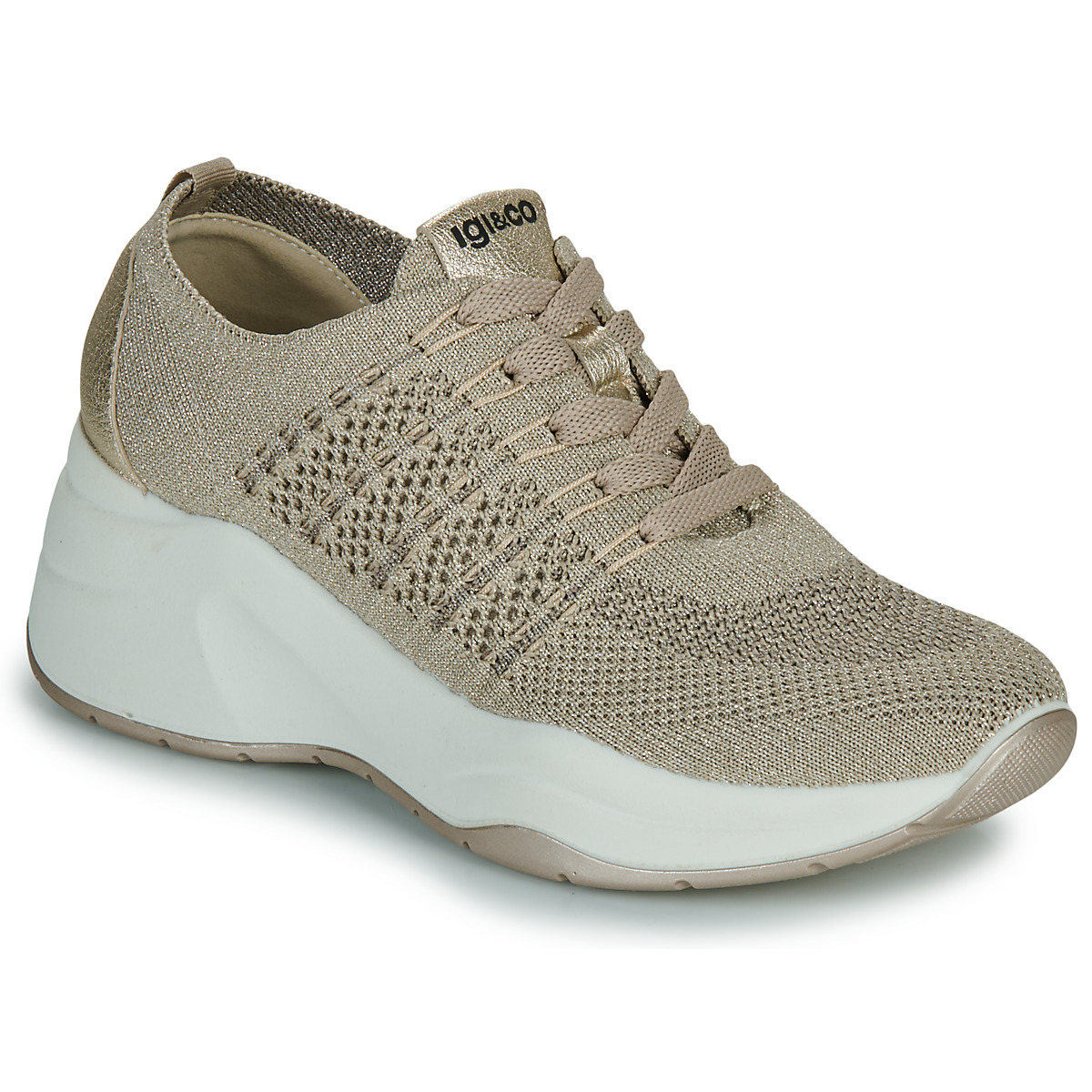 Shoes Women Low top trainers IgI&CO  Gold