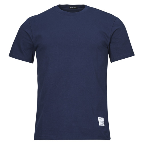 Clothing Men short-sleeved t-shirts Replay M6665A-000-23608P Blue