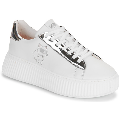 Shoes Girl Low top trainers Karl Lagerfeld KARL'S VARSITY KLUB White