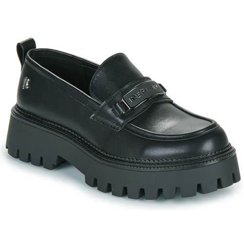 Shoes Women Loafers Replay NUMB ROMBO Black