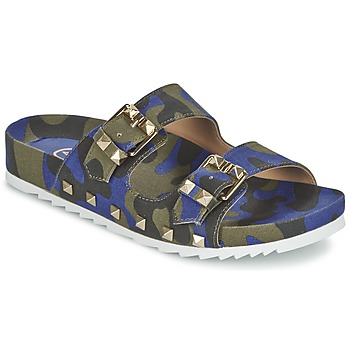 Shoes Women Mules Ash UBUD Blue / Camouflage