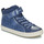 Shoes Girl High top trainers Geox J KALISPERA GIRL Marine