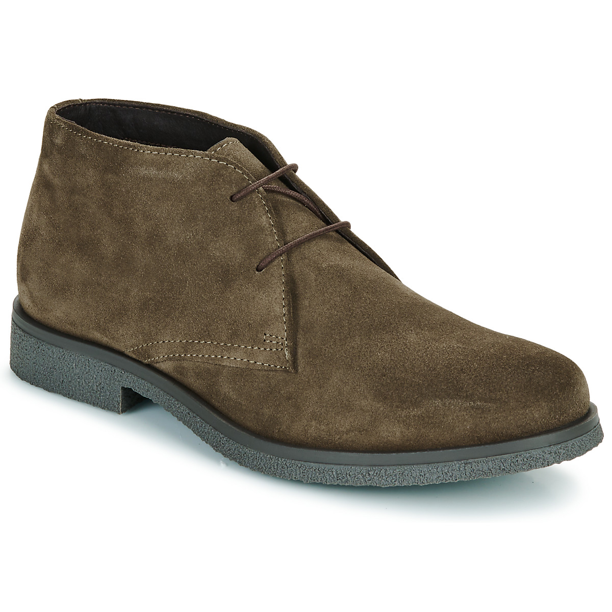 Shoes Men Mid boots Geox UOMO CLAUDIO Brown