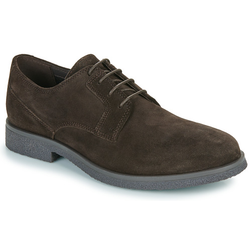 Shoes Men Derby shoes Geox UOMO CLAUDIO Brown