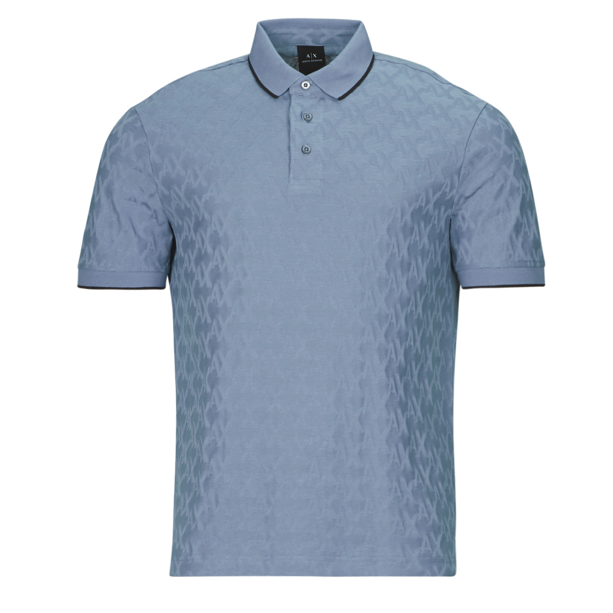 Clothing Men short-sleeved polo shirts Armani Exchange 6DZFLA Blue