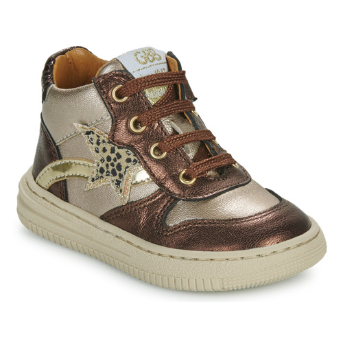 Shoes Girl High top trainers GBB HELIA Brown