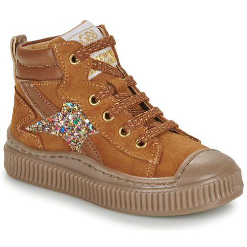 Shoes Girl High top trainers GBB OTILIA Brown