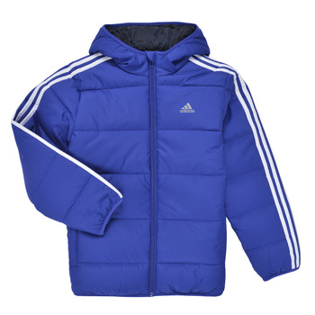 Clothing Boy Duffel coats Adidas Sportswear Essentials 3-Stripes Padded Jacket Blue