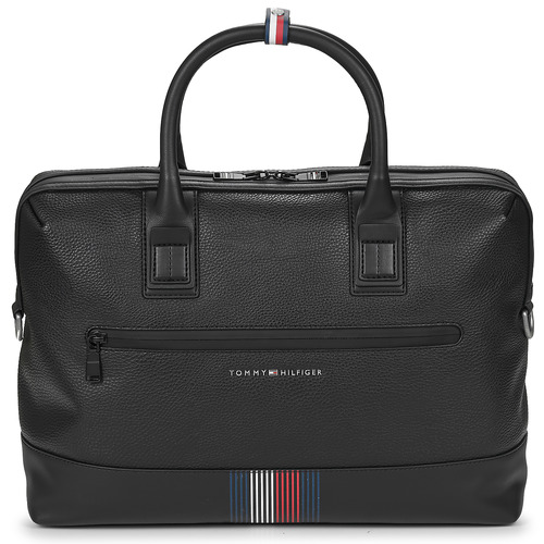 Bags Men Briefcases Tommy Hilfiger TH TRANSIT COMPUTER BAG Black