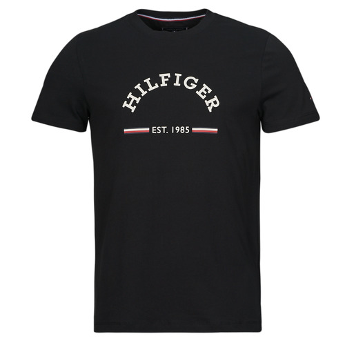 Clothing Men short-sleeved t-shirts Tommy Hilfiger RWB ARCH GS TEE Black