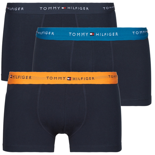 Underwear Men Boxer shorts Tommy Hilfiger 3P WB TRUNK X3 Black / Multicolour