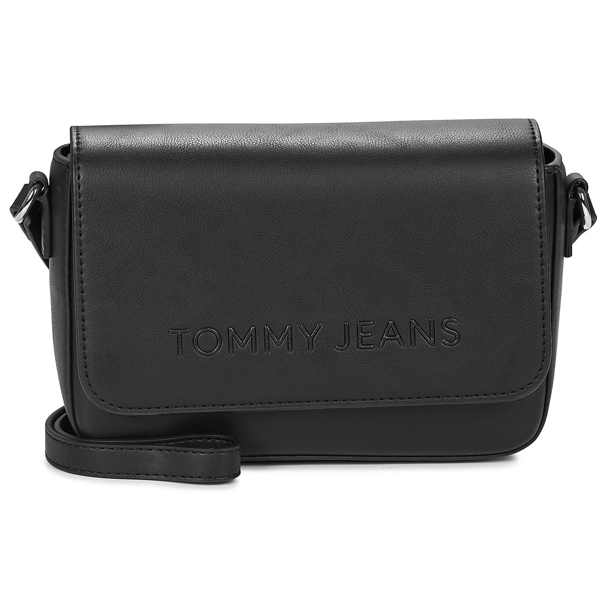 Bags Women Shoulder bags Tommy Jeans ESS MUST FLAP CROSSOVER Black